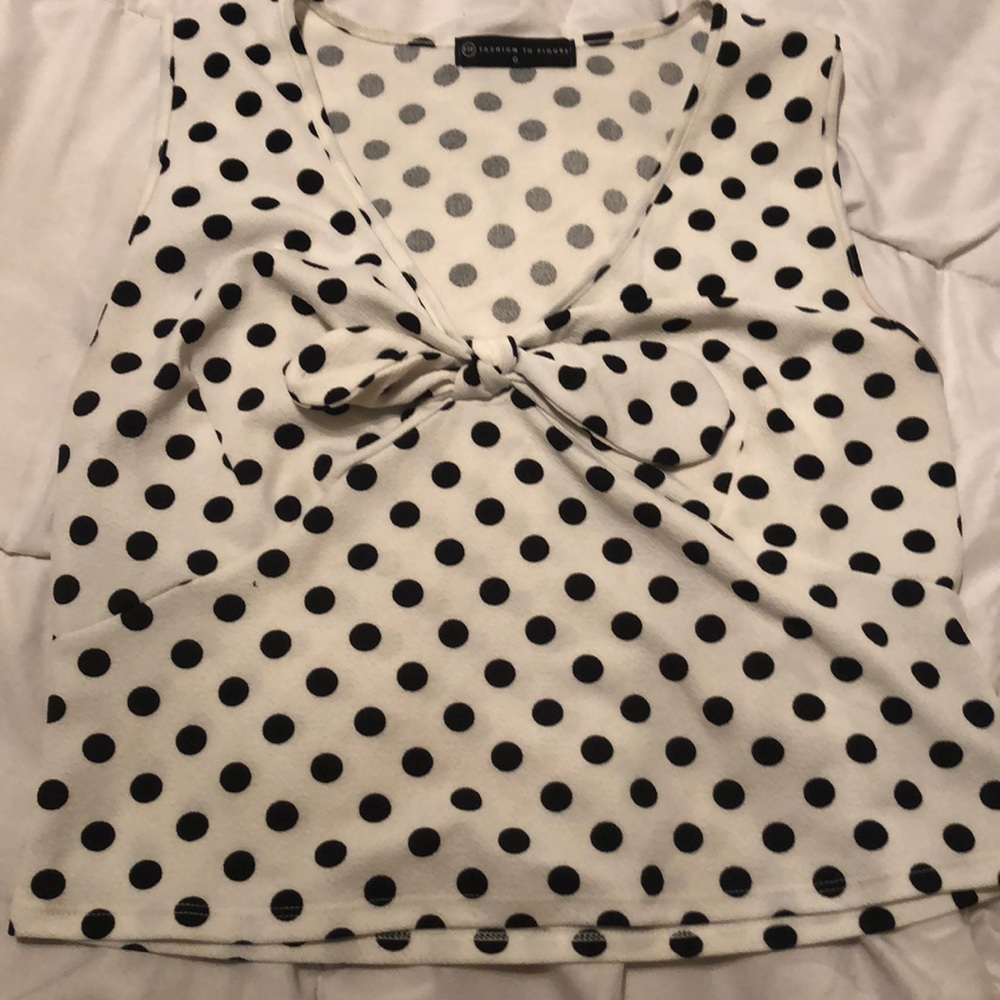 Polka dot top